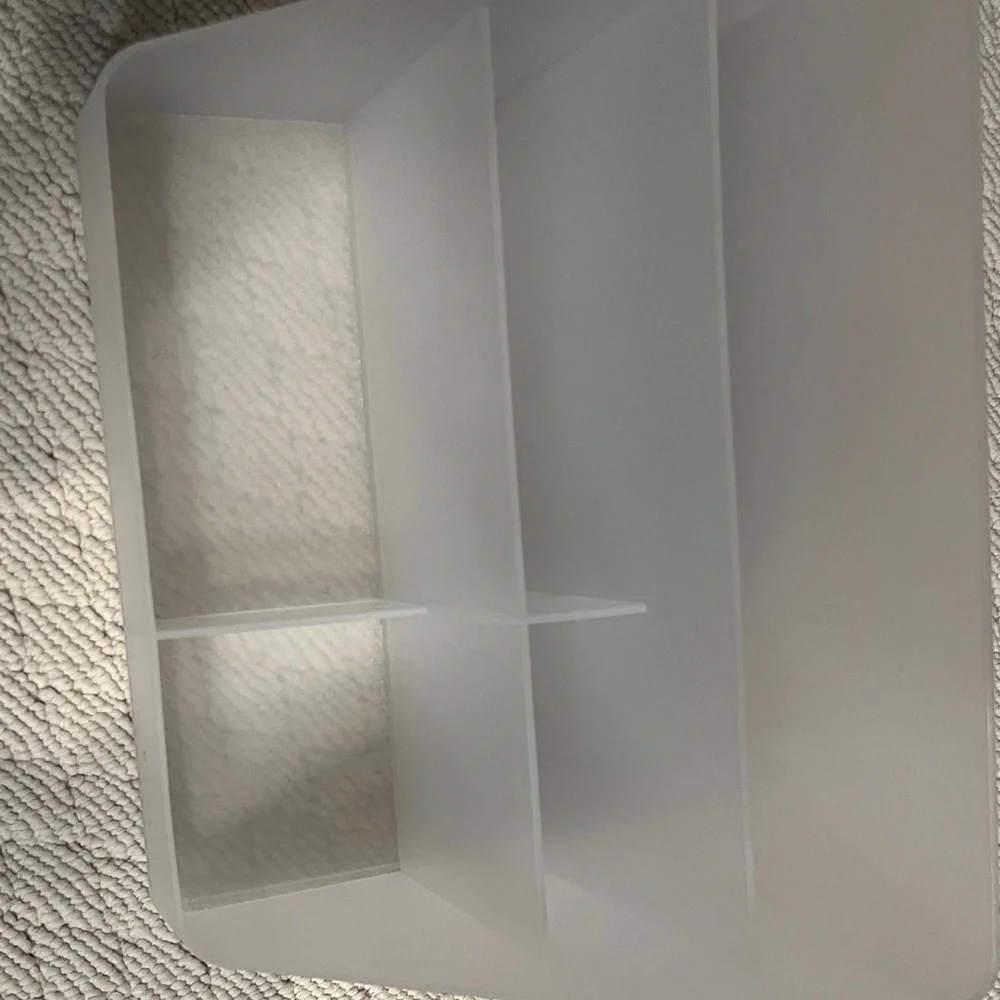 T.J.Maxx Frosted Makeup Organizer